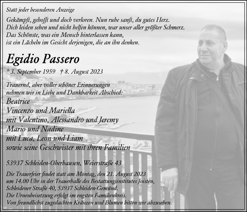 Profilbild von Egidio Passero